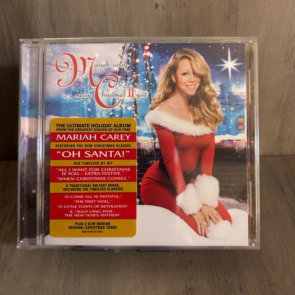 Merry Christmas II You Mariah Carey Holiday Music CD "All I Want" - NEW & Sealed